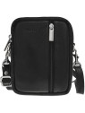 SEGALI Borsa a tracolla da uomo in pelle 6032 nera uomo