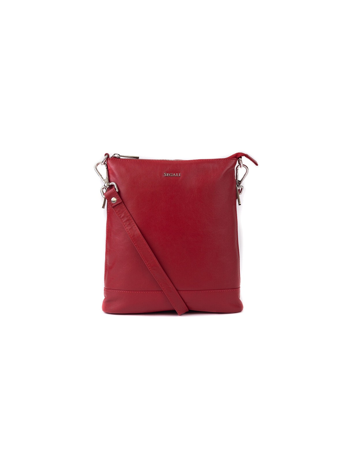 SEGALI Borsa a tracolla da donna in pelle 9060 rossa donna