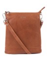 SEGALI Borsa a tracolla da donna in pelle 9060 color cognac donna