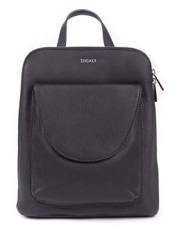 SEGALI Zaino da donna in pelle 9062 Nero donna