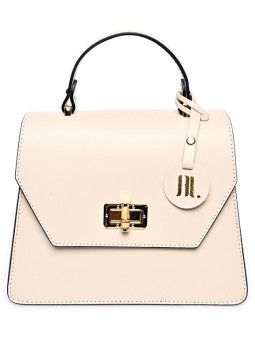 Anna Luchini Borsa a tracolla da donna in pelle AL3145T Panna L116 donna