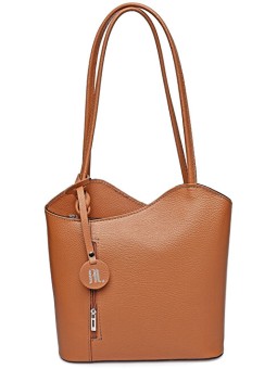 Anna Luchini Borsa da donna in pelle AL1731 color cognac donna