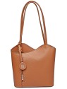Anna Luchini Borsa da donna in pelle AL1731 color cognac donna