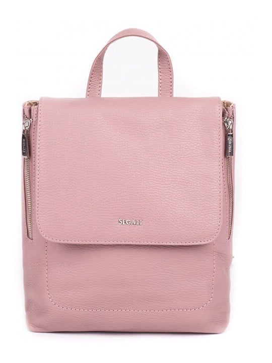 SEGALI Zaino da donna in pelle 9027 Rosa Cameo donna