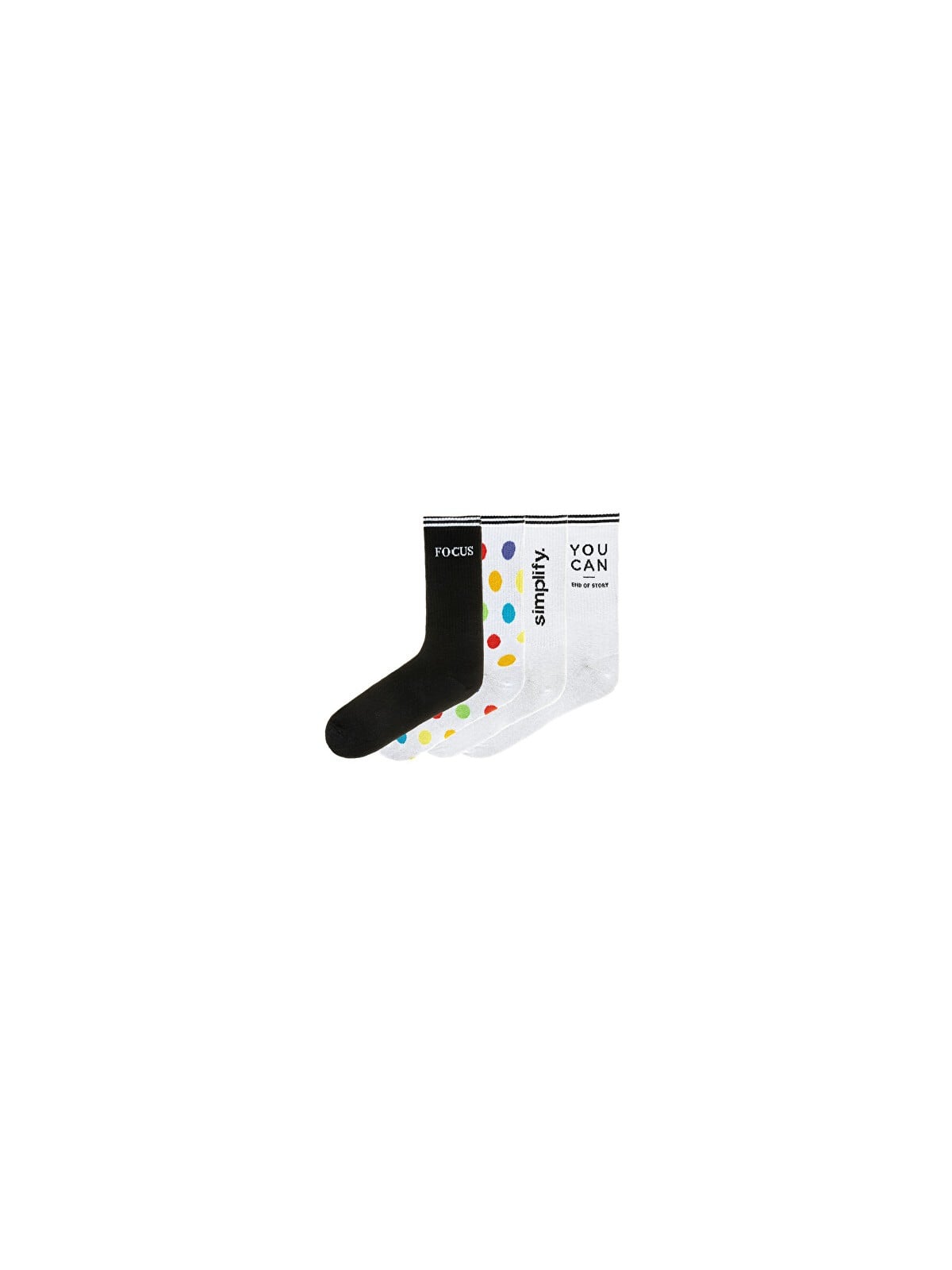 Funky Steps Confezione da 4 paia - calzini da donna FSC036 donna