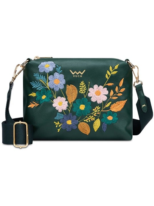 Vuch Borsa a tracolla da donna Coalie Flowers Green donna