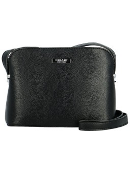 DELAMI Borsa da donna D6098 nera, nuova donna