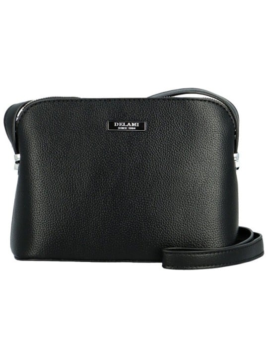 DELAMI Borsa da donna D6098 nera, nuova donna