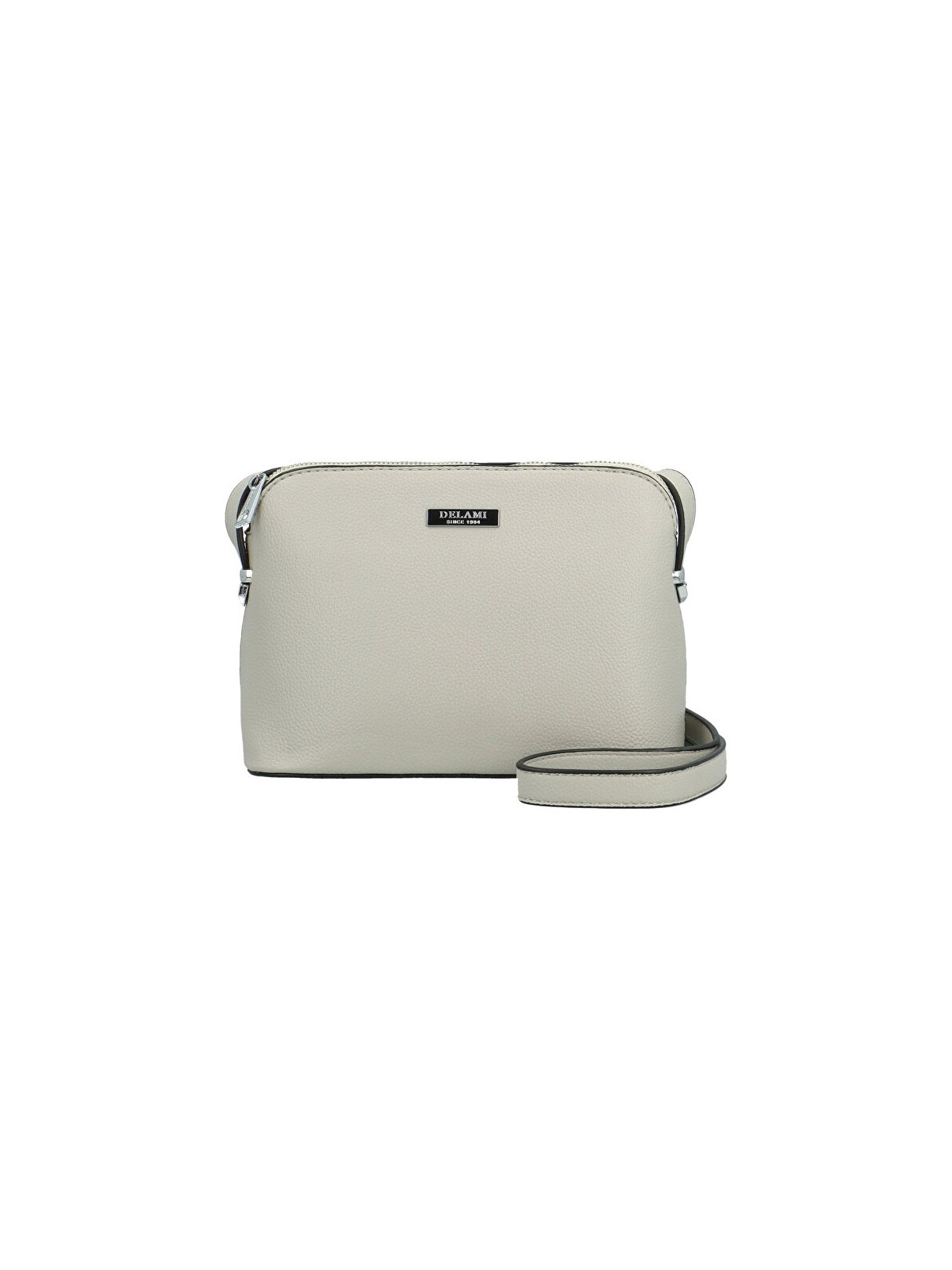 DELAMI Borsa da donna D6098 grigio chiaro, nuova donna