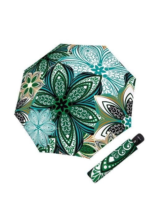 Doppler Ombrello pieghevole Fiber Magic Meadow 746165SME donna