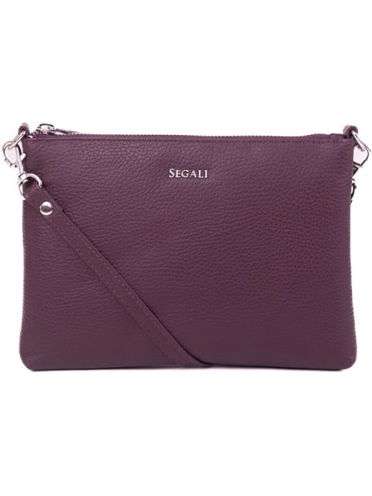 SEGALI Borsa a tracolla da donna in pelle A6C marshala donna