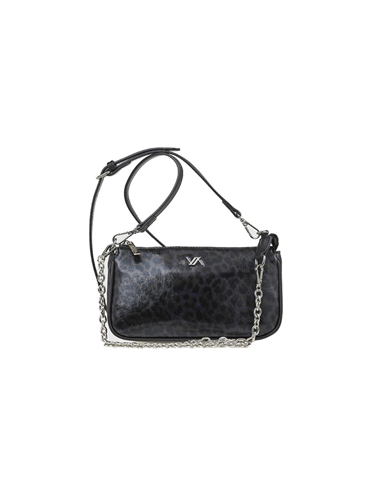 Verde Borsa a tracolla da donna 16-8066 nera donna