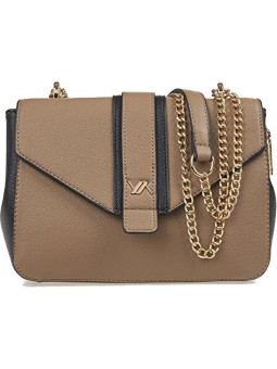 Verde Borsa a tracolla da donna 16-8315 color tortora donna