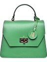 Anna Luchini Borsa a tracolla da donna in pelle AL3145T Verde donna