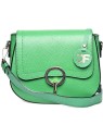 Carla Ferreri Borsa a tracolla da donna in pelle CF1885 Verde donna
