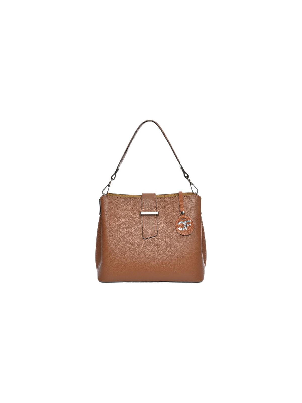 Carla Ferreri Borsa da donna in pelle CF1946 color cognac donna