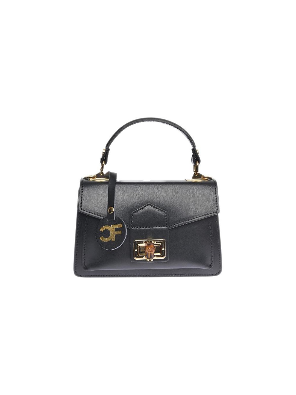 Carla Ferreri Borsa a tracolla da donna in pelle CF3153 Nero donna