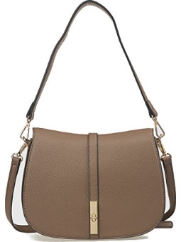 Verde Borsa da donna 16-8106 color tortora donna