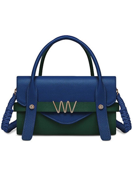 Vuch Borsa da donna in pelle An-Noor - Émeraude Ciel di Antonin Simon donna