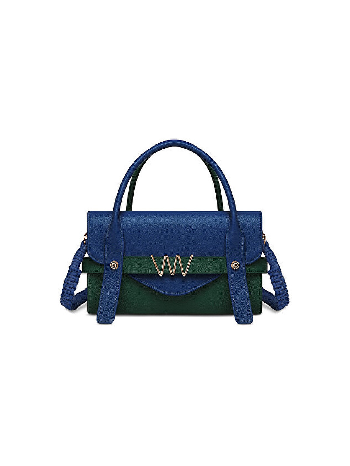 Vuch Borsa da donna in pelle An-Noor - Émeraude Ciel di Antonin Simon donna