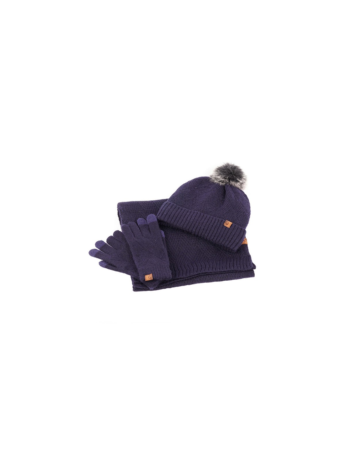 Pepe Moll Completo da donna - cappello, sciarpa e guanti 252852 Blu navy donna