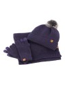 Pepe Moll Completo da donna - cappello, sciarpa e guanti 252852 Blu navy donna