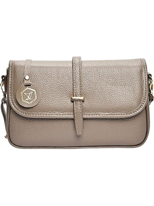 Luisa Vannini Borsa a tracolla da donna in pelle LV 1938 Fango donna