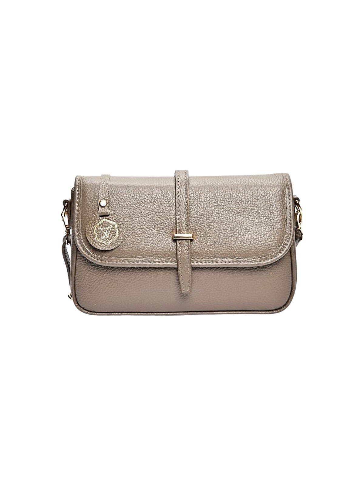 Luisa Vannini Borsa a tracolla da donna in pelle LV 1938 Fango donna