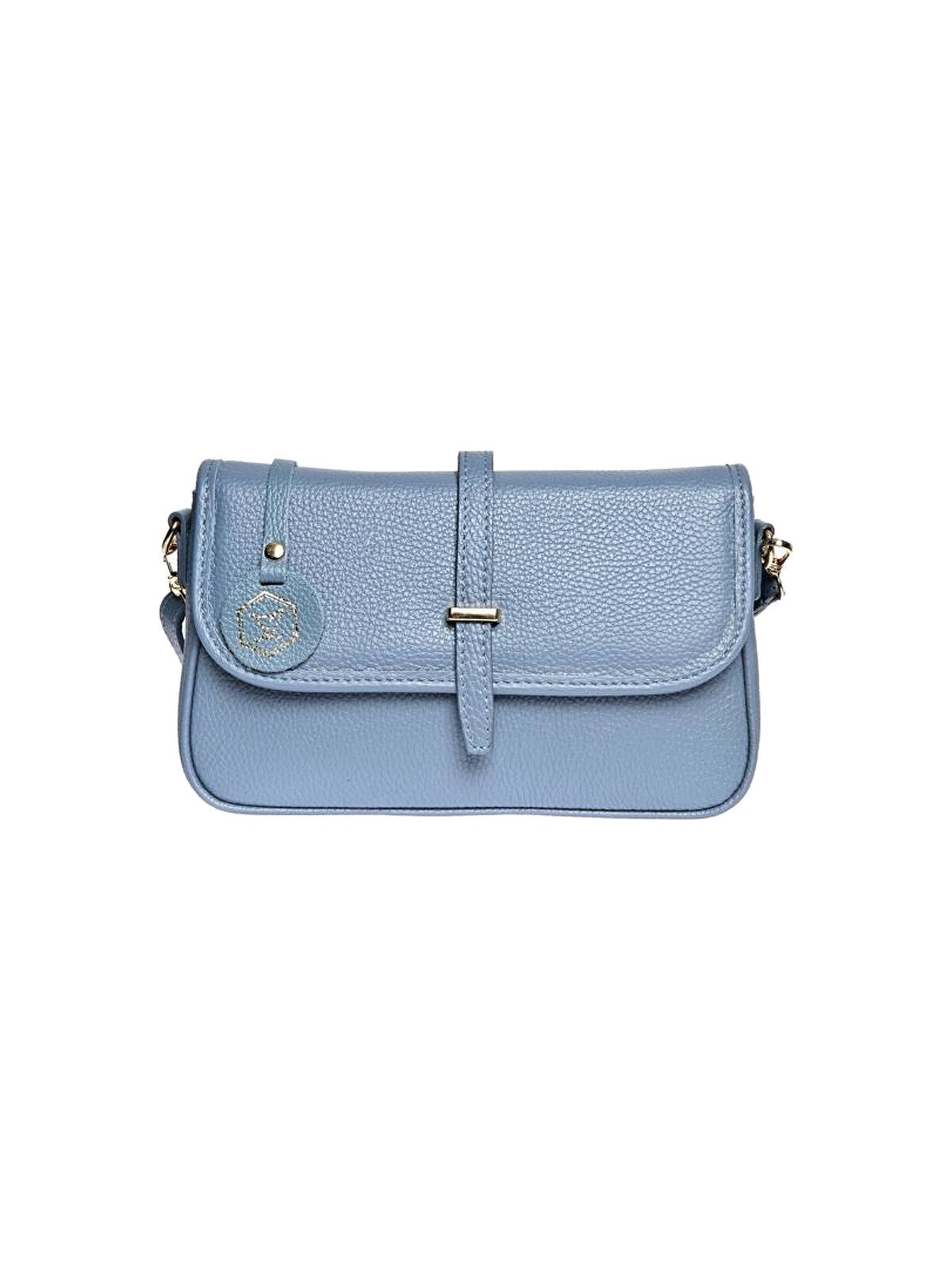 Luisa Vannini Borsa a tracolla da donna in pelle LV 1938 Celeste Scuro donna