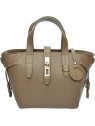 Luisa Vannini Borsa da donna in pelle LV 127 Fango donna