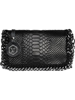 Luisa Vannini Borsa a tracolla da donna in pelle LV 8060 Nero donna