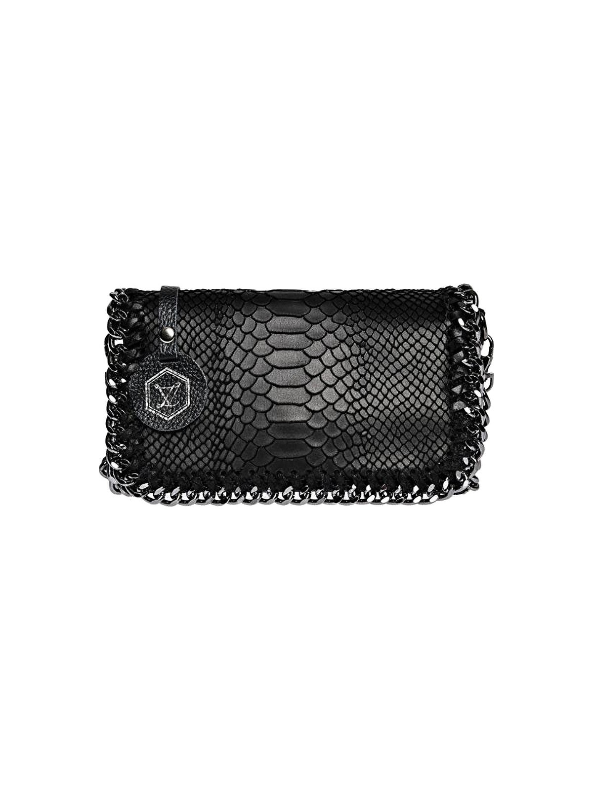Luisa Vannini Borsa a tracolla da donna in pelle LV 8060 Nero donna