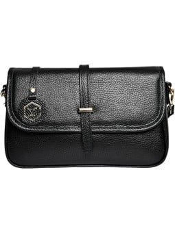 Luisa Vannini Borsa a tracolla da donna in pelle LV 1938 Nero donna