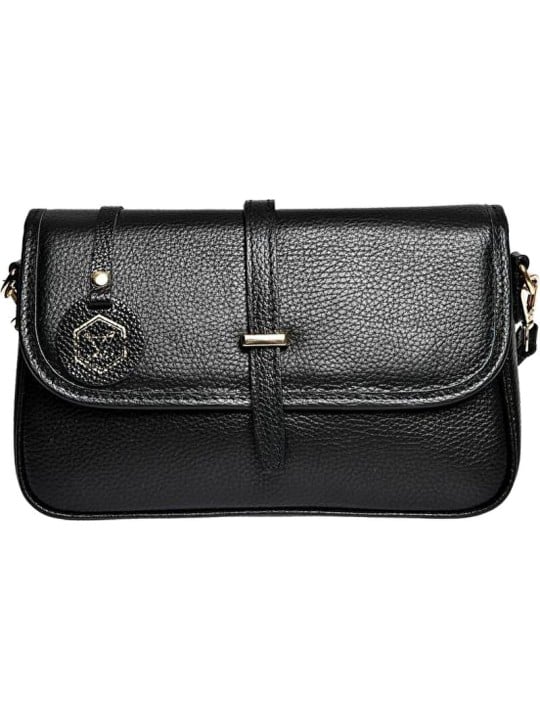 Luisa Vannini Borsa a tracolla da donna in pelle LV 1938 Nero donna