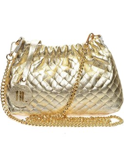 Anna Luchini Borsa da donna in pelle AL 8162 Oro donna
