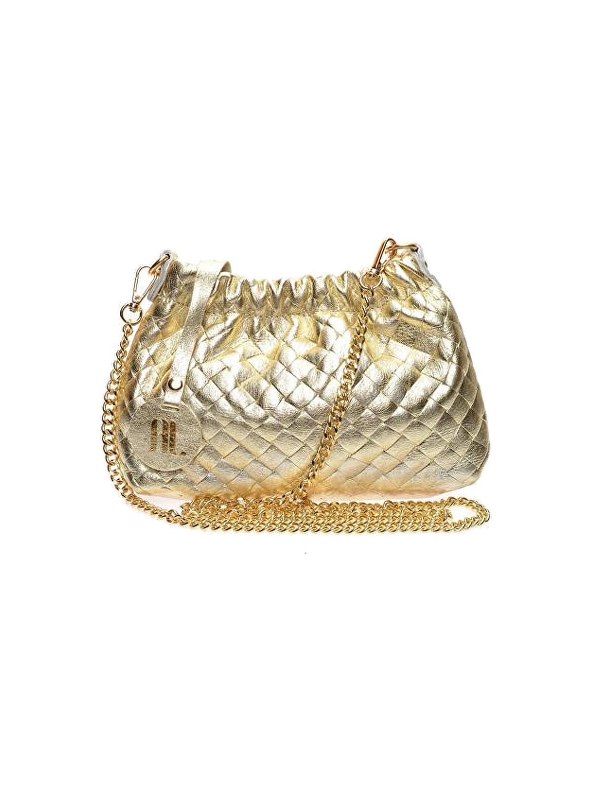 Anna Luchini Borsa da donna in pelle AL 8162 Oro donna