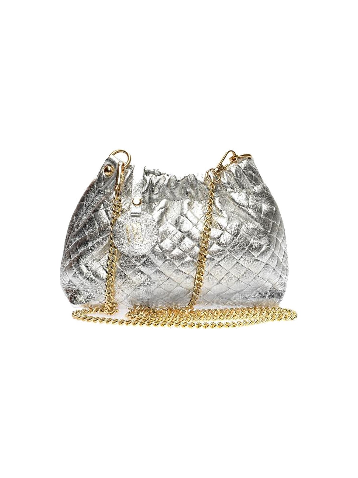 Anna Luchini Borsa da donna in pelle AL 8162 Argento donna