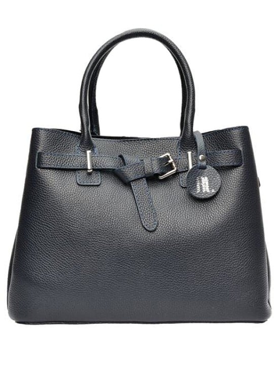 Anna Luchini Borsa da donna in pelle AL 117 Blu Scuro donna