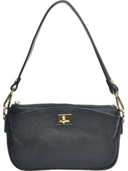 Anna Luchini Borsa da donna in pelle AL TSBV 23 Nero donna