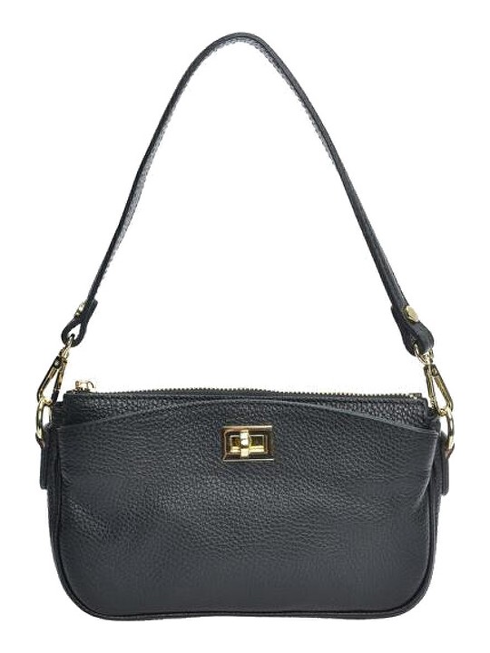 Anna Luchini Borsa da donna in pelle AL TSBV 23 Nero donna
