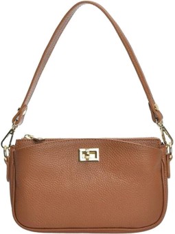 Anna Luchini Borsa da donna in pelle AL TSBV 23 Cognac donna
