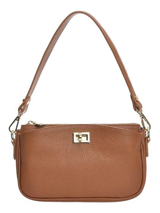 Anna Luchini Borsa da donna in pelle AL TSBV 23 Cognac donna