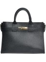 Anna Luchini Borsa da donna in pelle AL WH TSBV 45 Nero donna