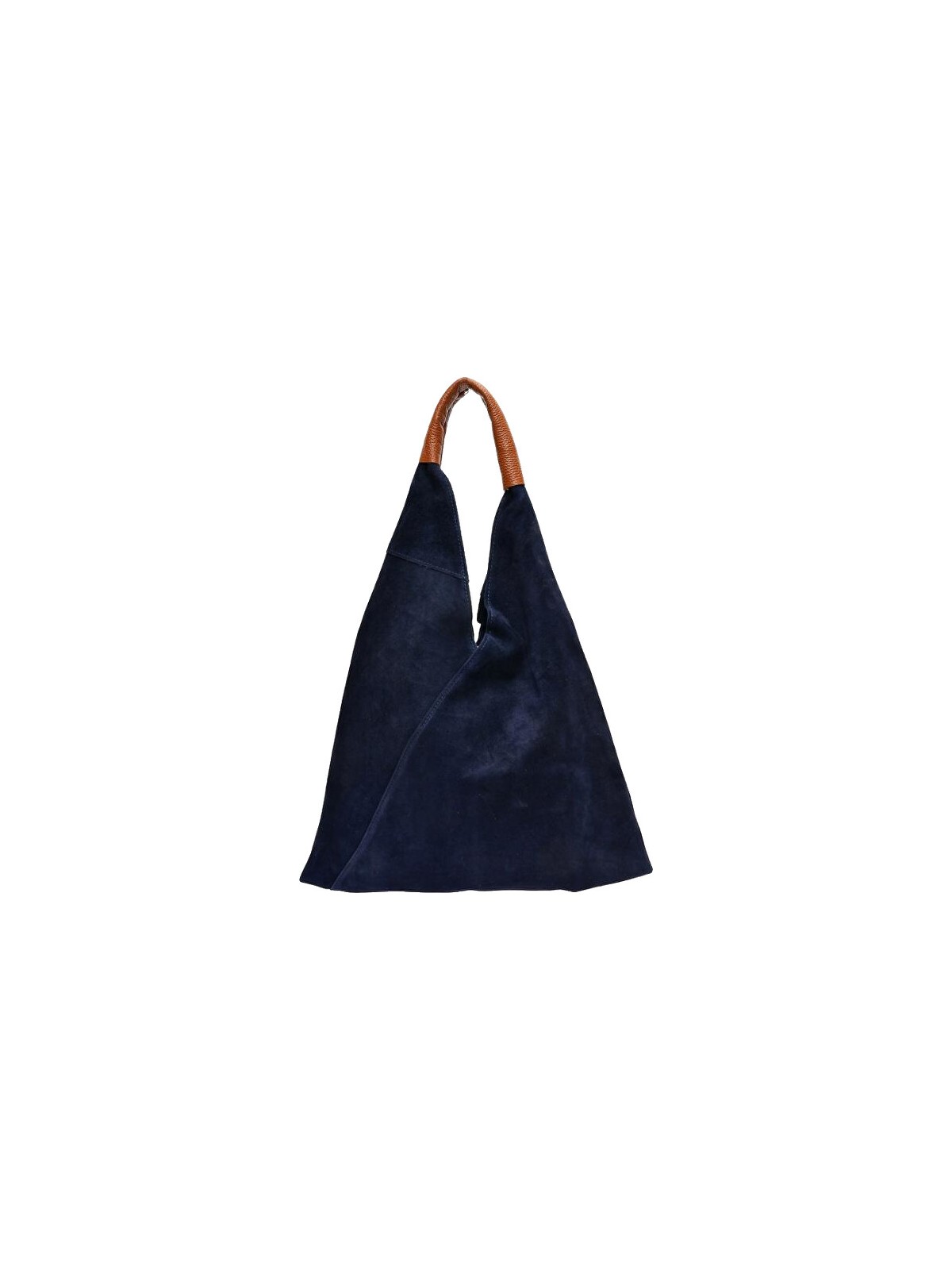Anna Luchini Borsa a tracolla da donna in pelle modello Hobo AL 8166 Blu donna