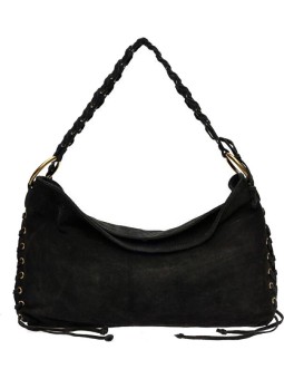 Anna Luchini Borsa da donna in pelle AL 8178T Nero donna