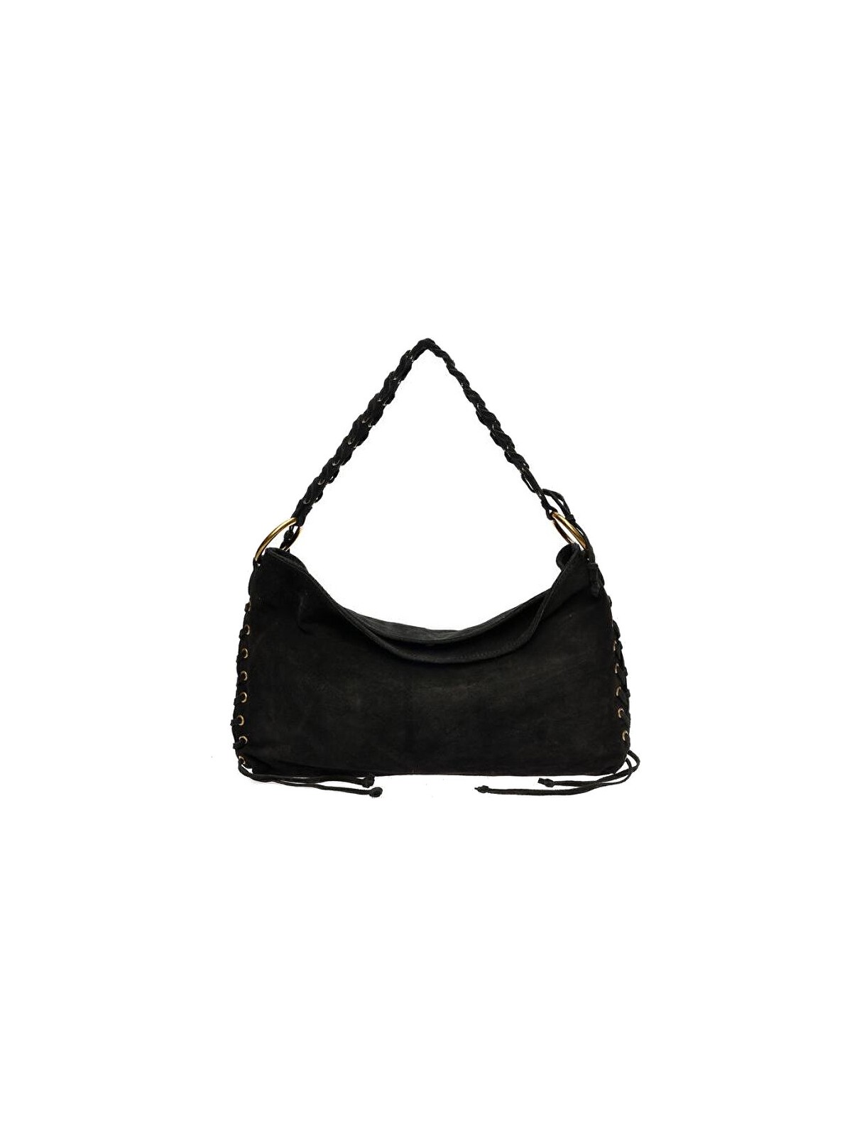 Anna Luchini Borsa da donna in pelle AL 8178T Nero donna