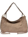 Anna Luchini Borsa da donna in pelle AL 8178T Fango donna