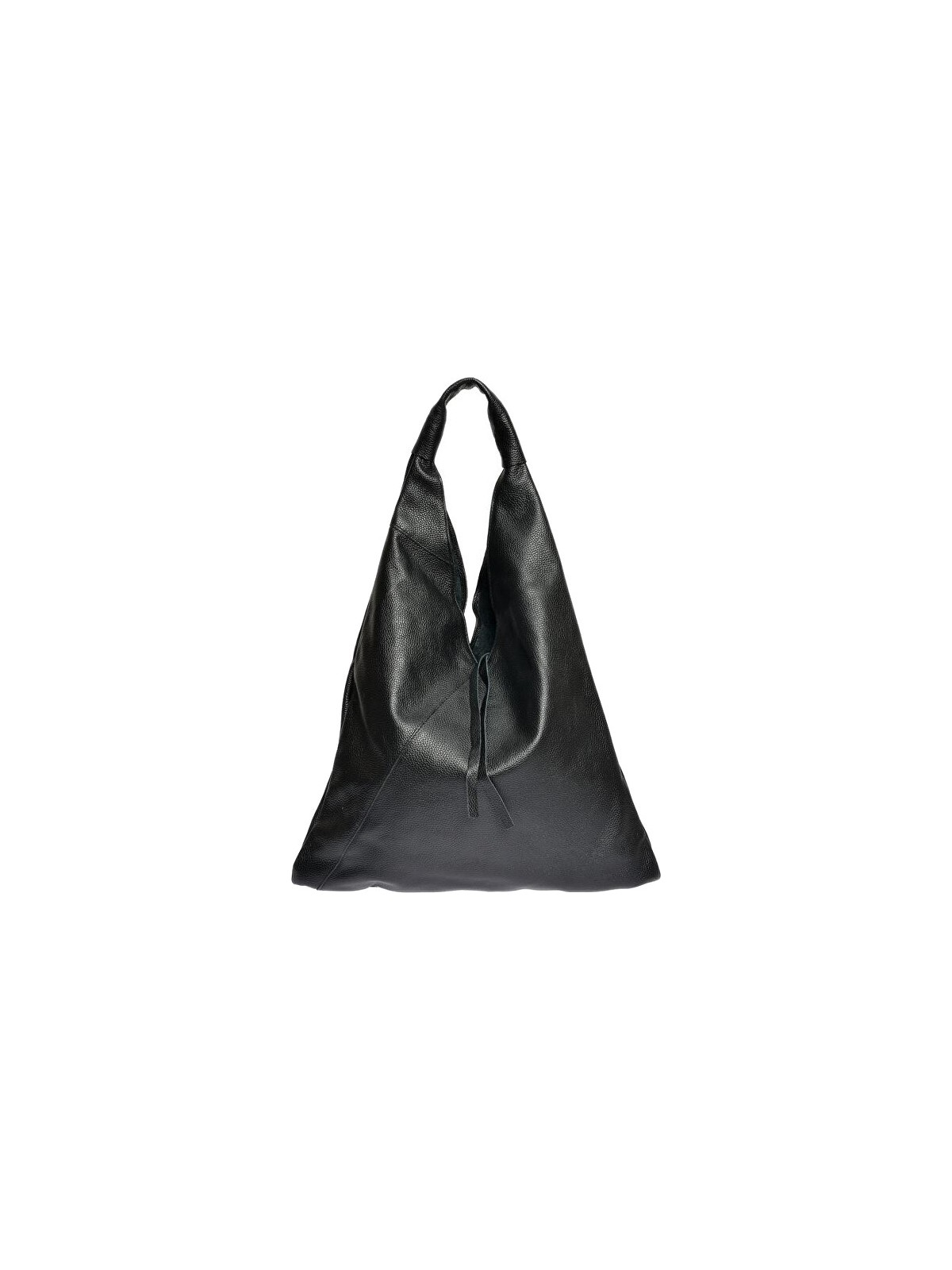 Anna Luchini Borsa a tracolla da donna in pelle modello Hobo AL 1386 Nero donna