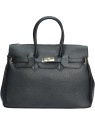 Luisa Vannini Borsa da donna in pelle LV WH SBV 39 Nero donna