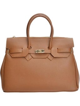 Luisa Vannini Borsa da donna in pelle LV WH SBV 39 Cognac donna